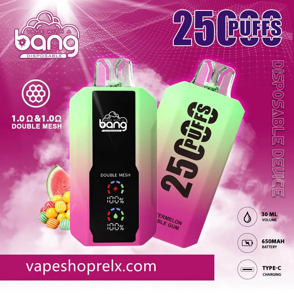 BANG LARGE SCREEN 25000口一次性可充電電子煙|熱賣超大容量款-1 BANG LARGE SCREEN 25000口一次性可充電電子煙|熱賣超大容量款-1