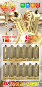 BANG E-SHISHA 42000Puffs 金色外觀拋棄式電子煙|一次性電子水煙頭-1 BANG E-SHISHA 42000Puffs 金色外觀拋棄式電子煙|一次性電子水煙頭-1