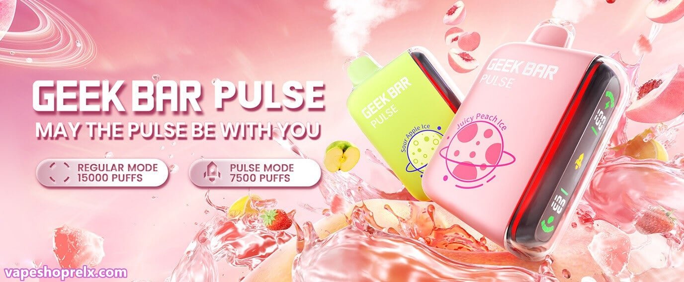GEEK BAR PULSE 小火箭15000 Puffs 一次性電子煙|可充電LED顯示拋棄式霧化棒多模式調節-1 GEEK BAR PULSE 小火箭15000 Puffs 一次性電子煙|可充電LED顯示拋棄式霧化棒多模式調節-1