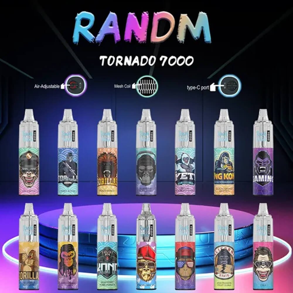 RandM 龍捲風 7000 Puffs超大容量一次性電子煙|拋棄式歐美爆款-1 RandM 龍捲風 7000 Puffs超大容量一次性電子煙|拋棄式歐美爆款-1