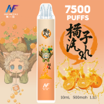 INF無限7500口拋棄式電子煙 橘子汽水
